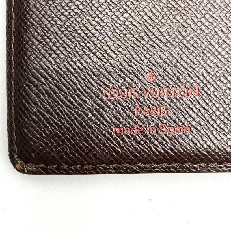 Louis Vuitton R20700 No Betas Agenda PM Notebook Cabas - Damier Ebène Leather