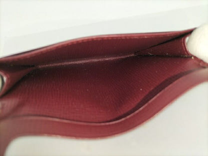 Cartier Card Case Pass Case Must Line Leather Bordeaux