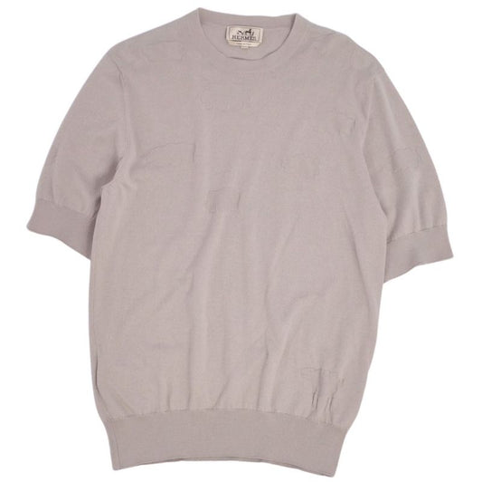 Hermes Knit Sweater Short Sleeve Cotton Ka