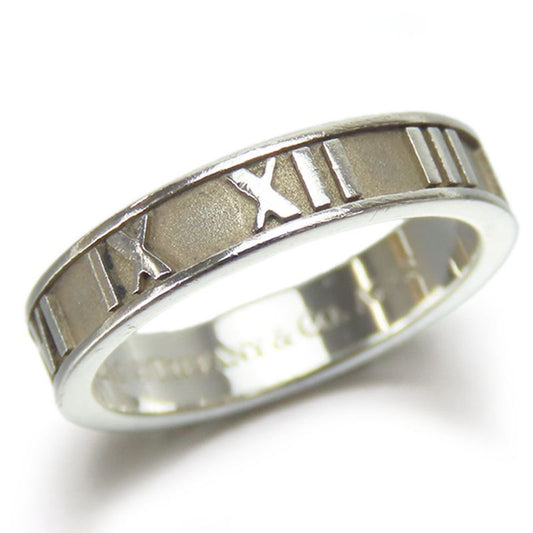 Tiffany & Co Ring / Ring Atlas 925 Silver Approx 3.2g Silver Narrow Accessories