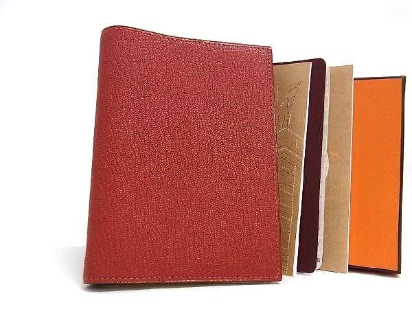 Hermes Agenda PM Chevre Silver Hardware Notebook Cabas Schedule