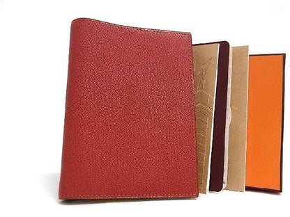 Hermes Agenda PM Chevre Silver Hardware Notebook Cabas Schedule