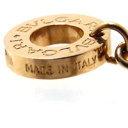 Bvlgari Bulgari Circle Diamond Necklace 18K Pink Gold 750 Pink Gold 51.5cm