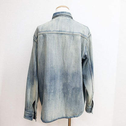 Dior Denim Jacket Shirt 113d585by994 Blue - Size 43 Cotton Apparel
