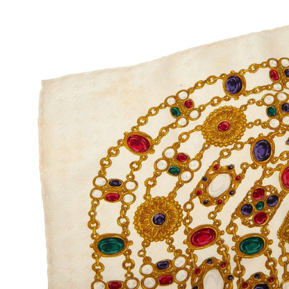 Chanel Jewelry Beige Multicolor Silk Women's Chanel