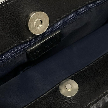 Dior/christian Dior Tote Bag Flight/trotter Navy And Blue-gray And Orange