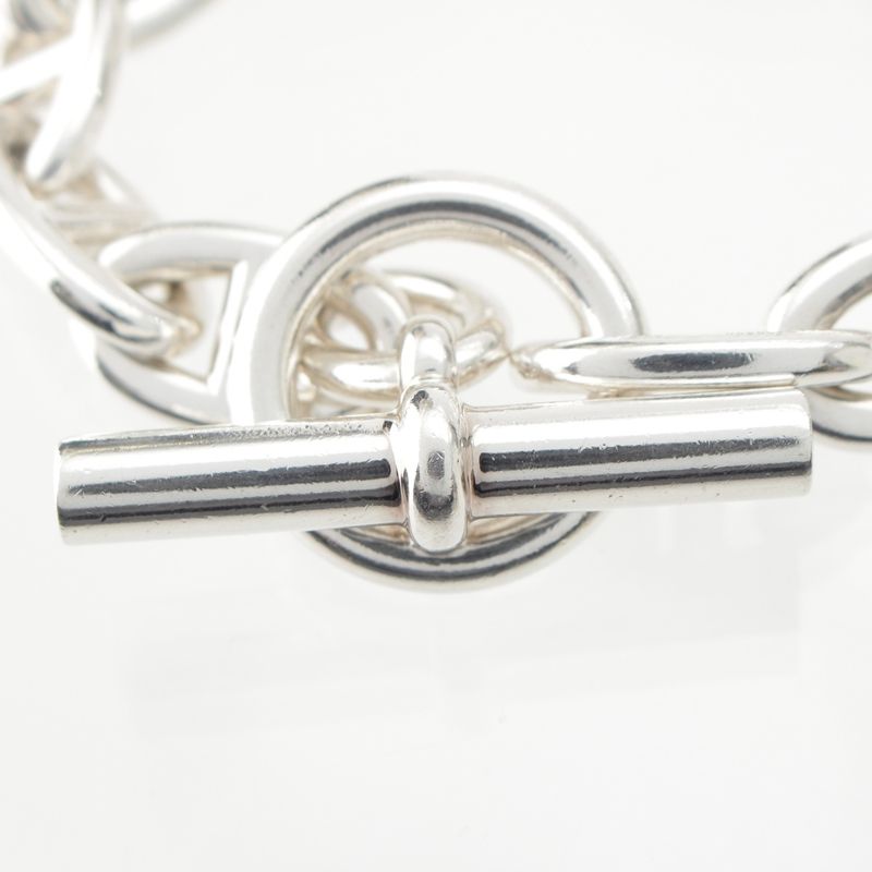 Hermes Chaine D'ancre TGM 12 Pieces Bracelet Accessories Ag925 Silver 1126g