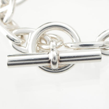 Hermes Chaine D'ancre TGM 12 Pieces Bracelet Accessories Ag925 Silver 1126g