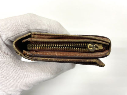 Louis Vuitton Monogram Porte Monet Vieux Trésor M61730 Foldable Wallet L-shape