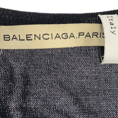 Balenciaga 2004aw Nicolas Ghesquiere Period Zip Design Silk Knit Vest 143716