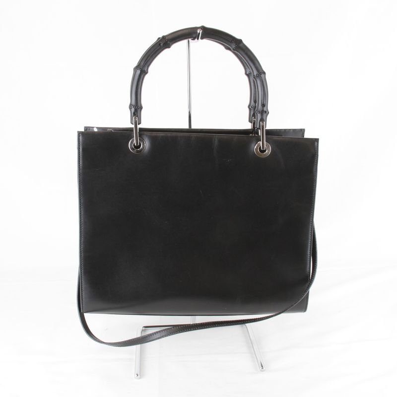 Gucci 002-1016 200047 Shoulder Bag 2way Bamboo Handbag Leather Women