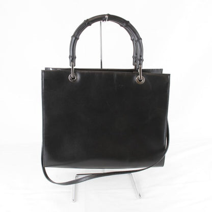 Gucci 002-1016 200047 Shoulder Bag 2way Bamboo Handbag Leather Women
