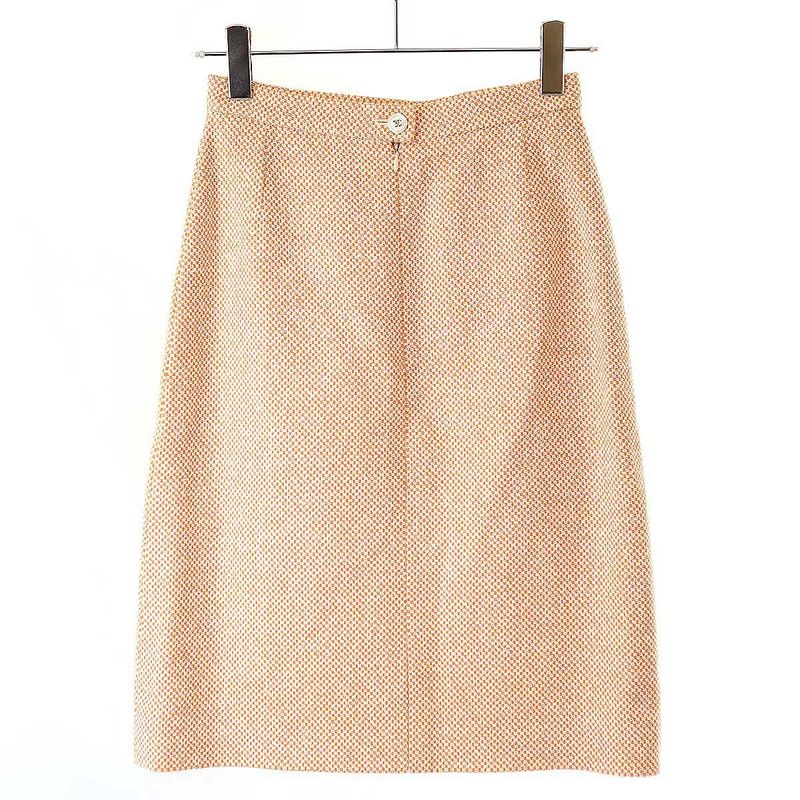 Chanel 1997 Vintage Double Breasted Tweed Jacket and Skirt Set P07962v05404