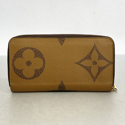 Louis Vuitton Long Wallet Monogram Giant Reverse Zippy Wallet M69353 Brown