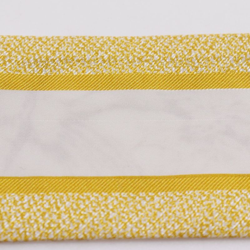 [dior] Christian Dior Mitzah Toile De Jouy Sauvage Ribbon Scarf Silk Yellow/whit