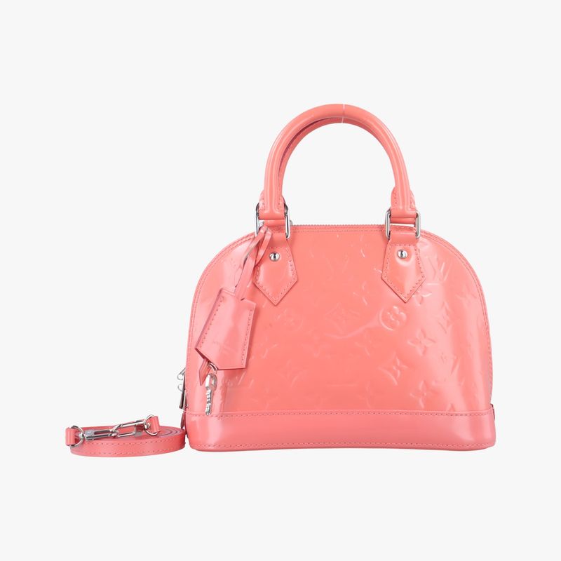 Louis Vuittonalma BB Rose Lychee Vernis M90259sn0136