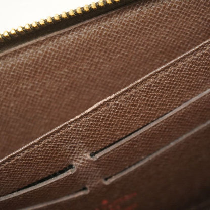 Louis Vuitton Long Wallet Damier Zippy Wallet N60015 Ebène Men Women Unisex