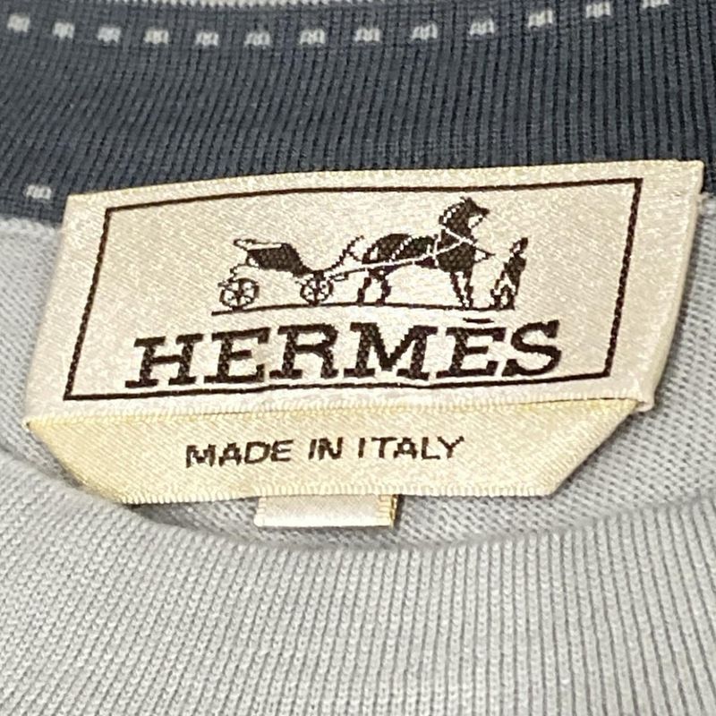 Hermes Long Sleeve Sweater Size XS Men's - H557185ha Blue Grey 2025ss