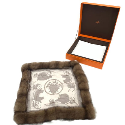 Top Quality Very Rare Hermes Sable Scarf