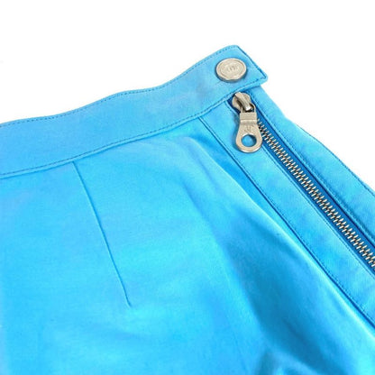 Chanel Skirt Logo CC Coco Mark P19433 Cotton Blue