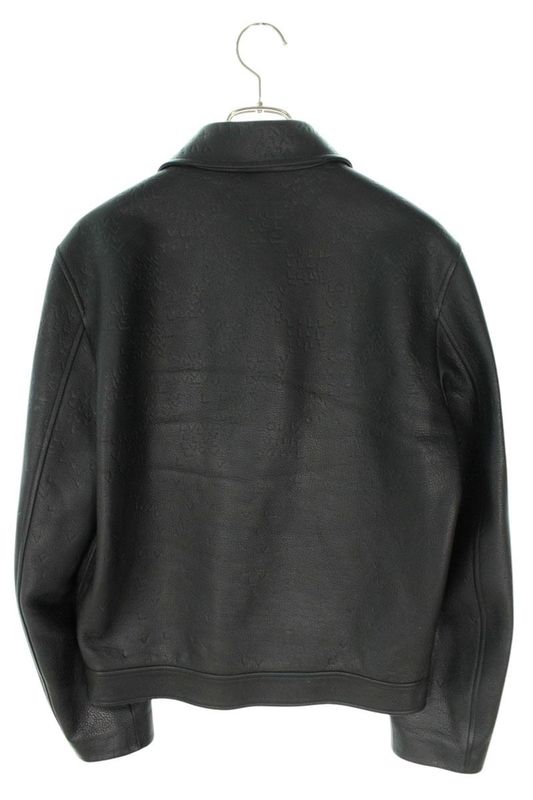 Louis Vuitton 22AW Rm222m RMT Hnl08w Damier Spread Leather Jacket Men 44