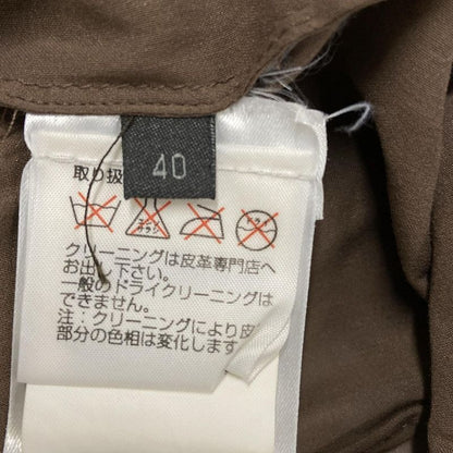 Fendi Long Sleeve Shirt Blouse Size 40 M Women - Brown