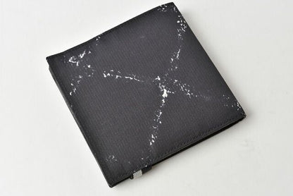 Chanel Preowned Wallet Men's Chanel Foldable Wallet Old Travel Line Black