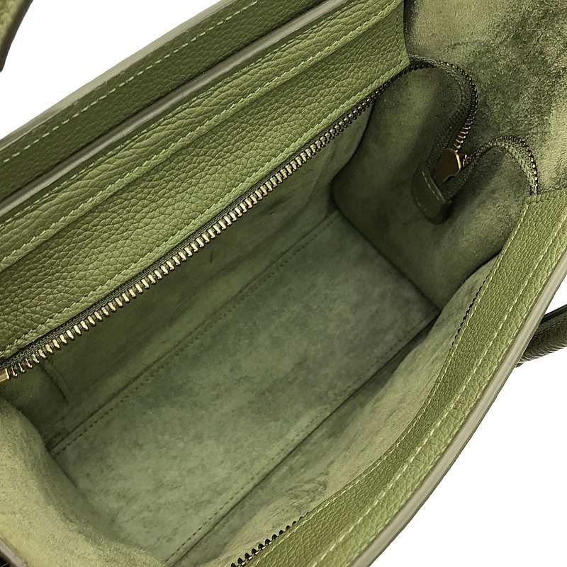 Celine Nano Luggage Handbag - 15LK - Nano - Khaki - Women