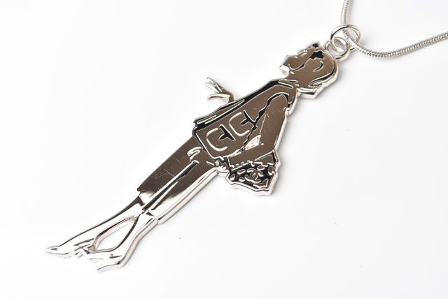 Chanel Necklace Pendant Charm Chanel Long Necklace Mademoiselle Motif Silver