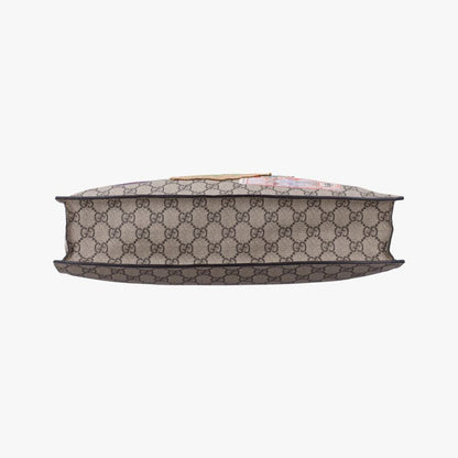 Guccigg Supreme Courier Beige And Multicolor PVC Coated Canvas 474084d024705947