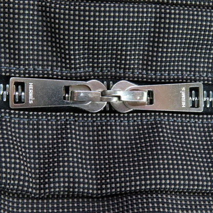 Hermes Yale Line MM Silver Hardware Canvas Tote Bag With H Logo Serie Button