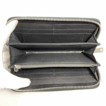 Fendi Round Zipper Long Wallet Ec22134 Brown Zucca