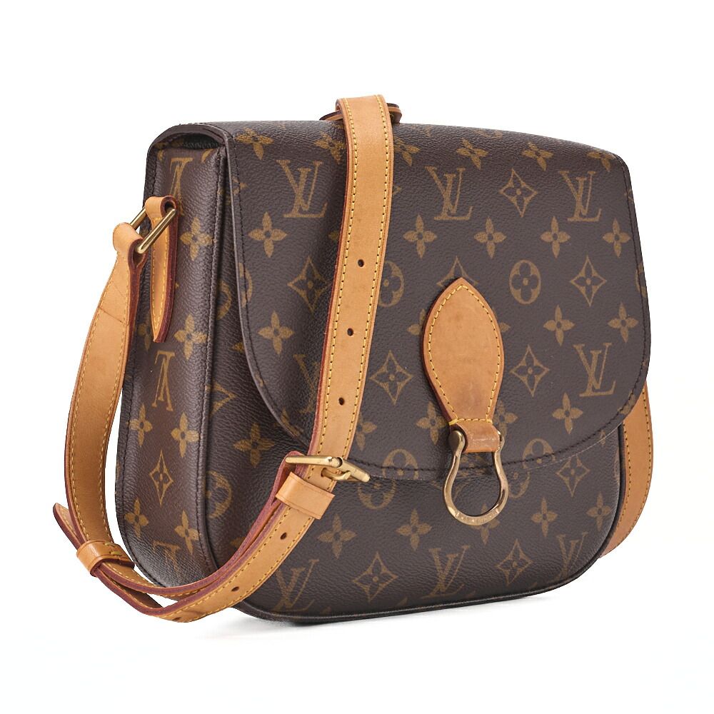 Louis Vuitton Monogram Saint-cloud Shoulder Bag M51243 Brown (gold Hardware)