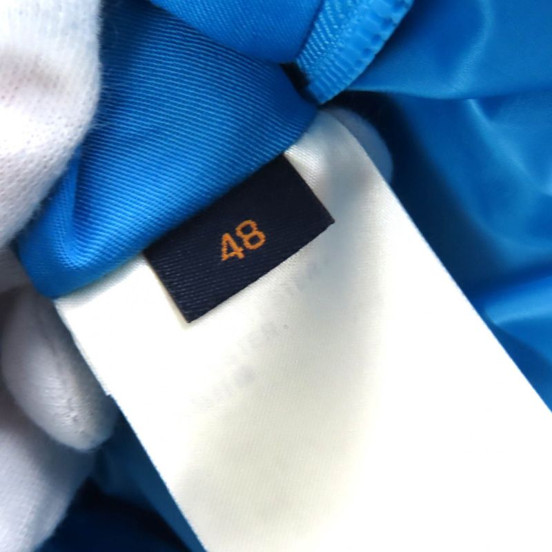 Louis Vuitton 22SS Hlb51e Monogram Flower Quilted Jacket Blouson Blue 48 Made