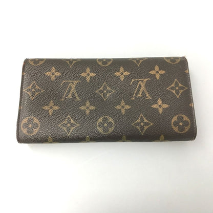Louis Vuitton Monogram Pochette Portomone Credit Wallet Button Damaged M61726