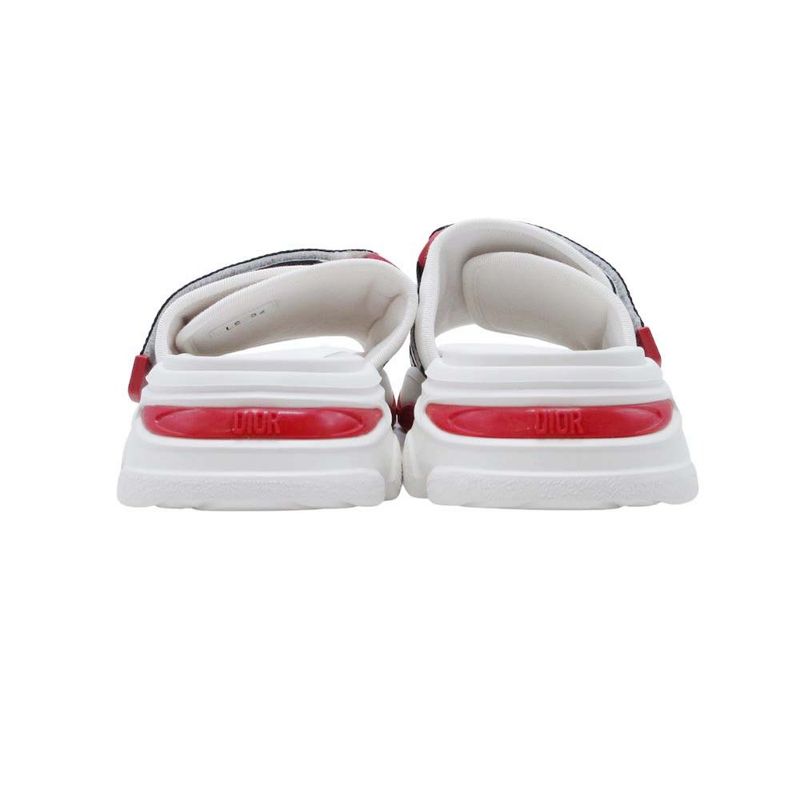 Christian Dior Amour Flat Sandals Slides Sandals Slides Mules Logo Belt Thick