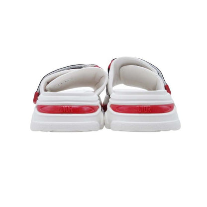 Christian Dior Amour Flat Sandals Slides Sandals Slides Mules Logo Belt Thick