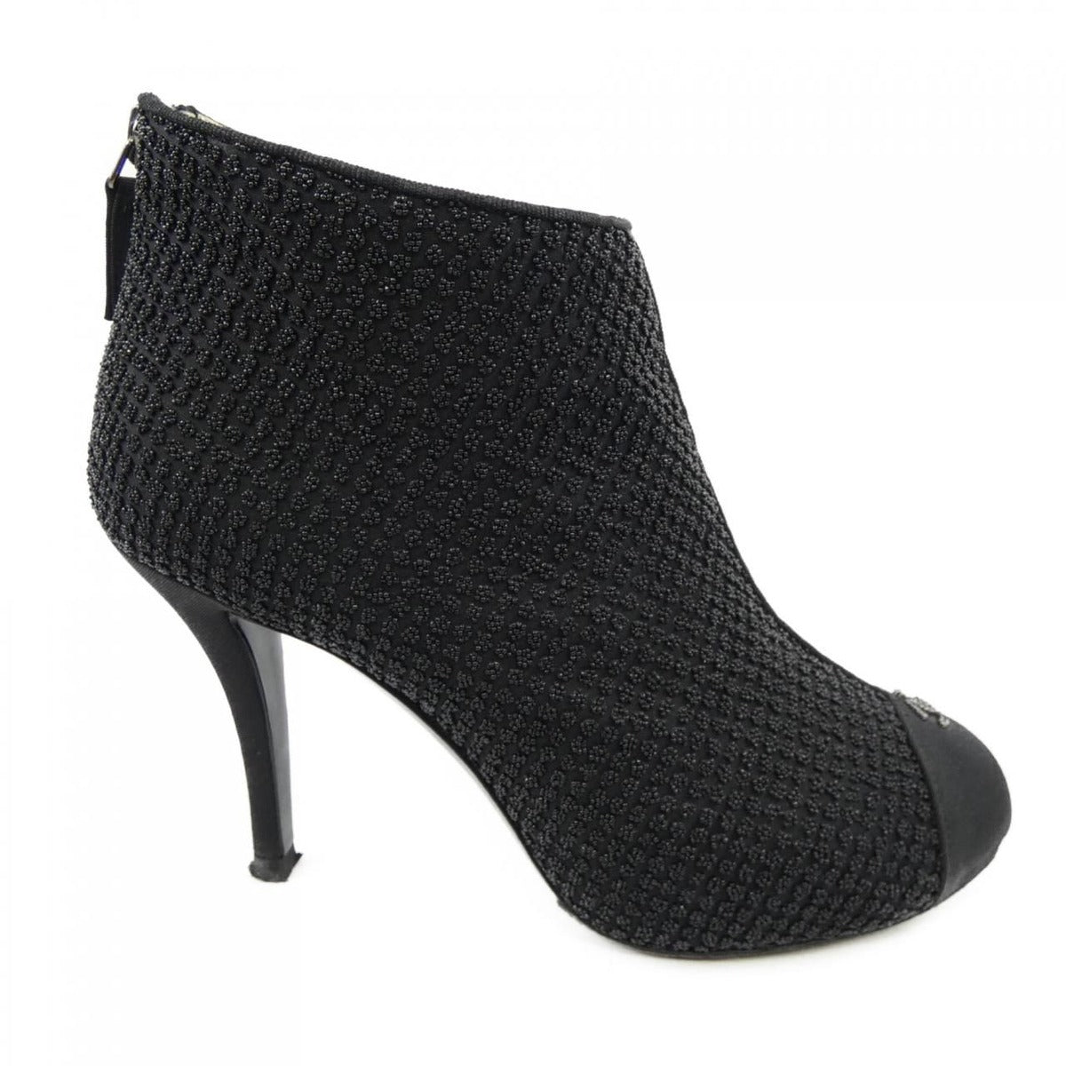 Chanel Bottines Shoes Black 39