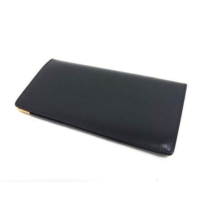 Cartier Saffiano Line Leather Bifold Wallet Billfold Coin Purse Black — view 2