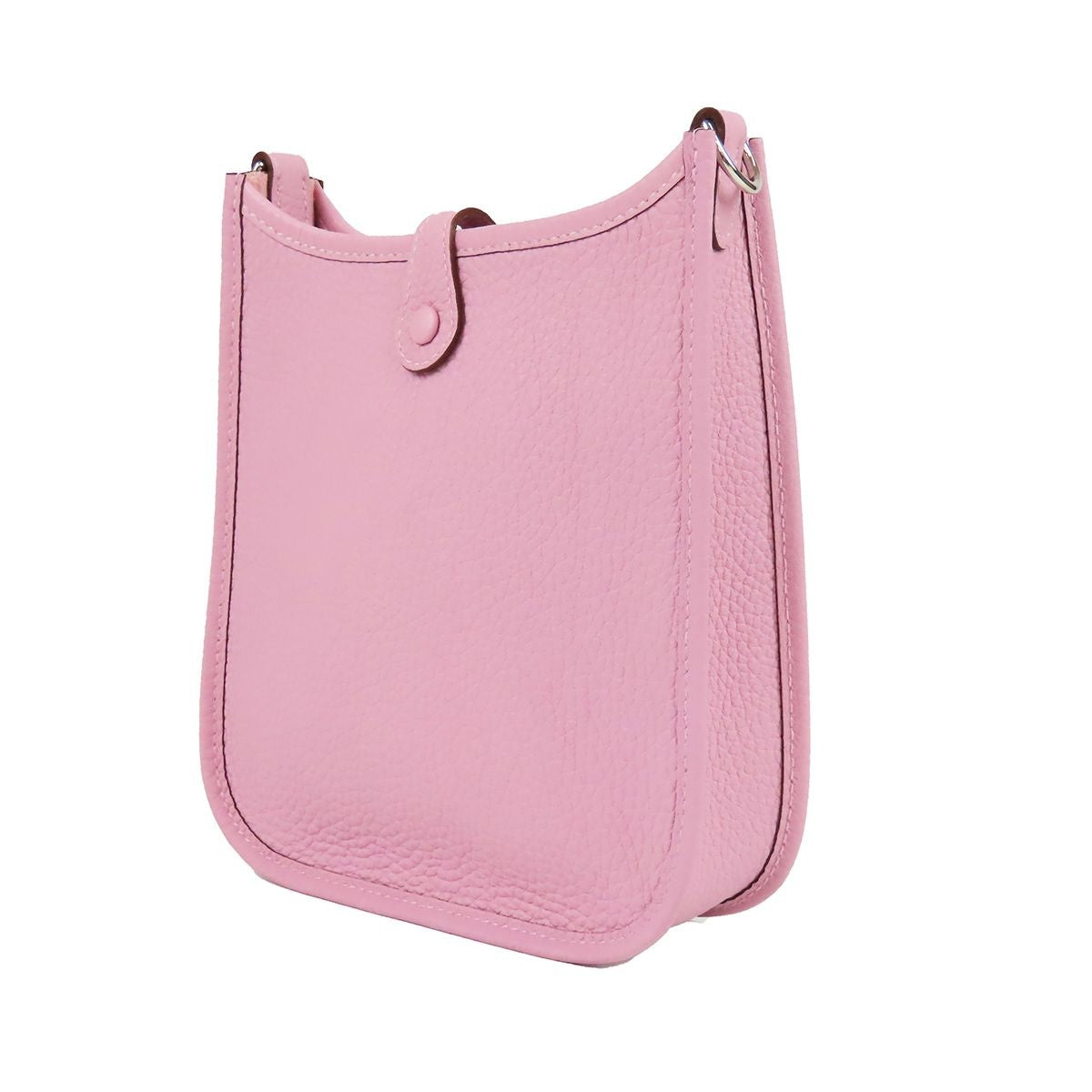 Hermes Evelyne Amazon TPM Mauve Sylvestre Silver Taurillon Shoulder Bag — view 2