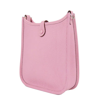 Hermes Evelyne Amazon TPM Mauve Sylvestre Silver Taurillon Shoulder Bag — view 2