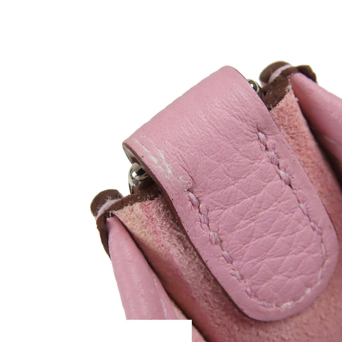 Hermes Evelyne Amazon TPM Mauve Sylvestre Silver Taurillon Shoulder Bag — view 7