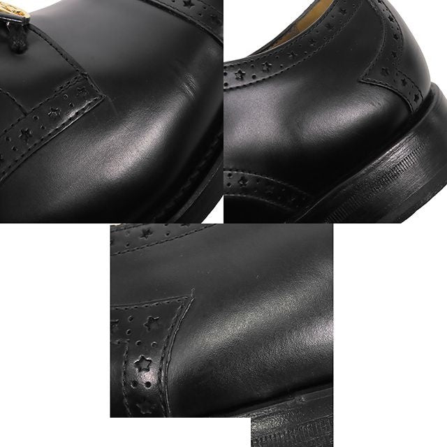 Gucci Derby Shoes Black Leather Interlocking G Dress 8 — view 5