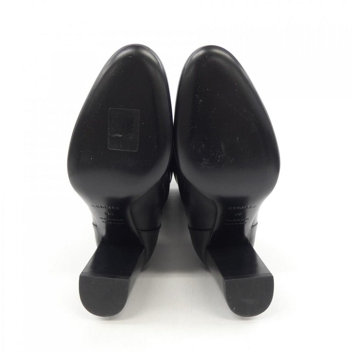 Hermes Long Boots Leather Black — view 5