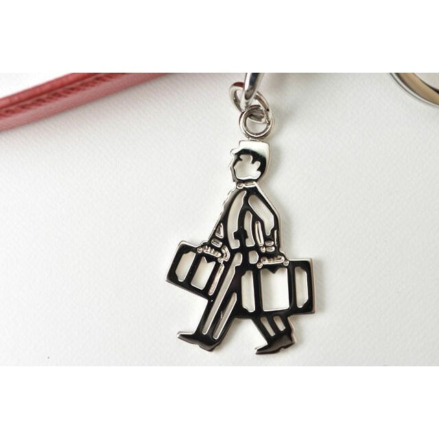 Prada Key Ring Holder Bag Charm Porter Motif 2 Pp125 053 F068 — view 7