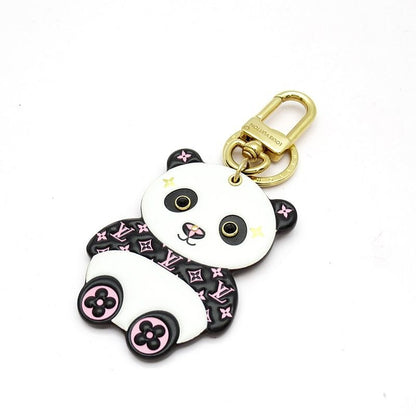 Louis Vuitton Porte Cles LV Panda Monogram White Black