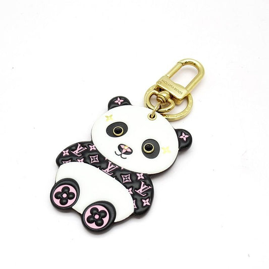 Louis Vuitton Porte Cles LV Panda Monogram White Black