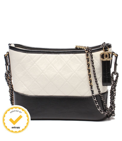 Chanel Shoulder Bag Gabrielle de Double Chain Silver Gold Hobo