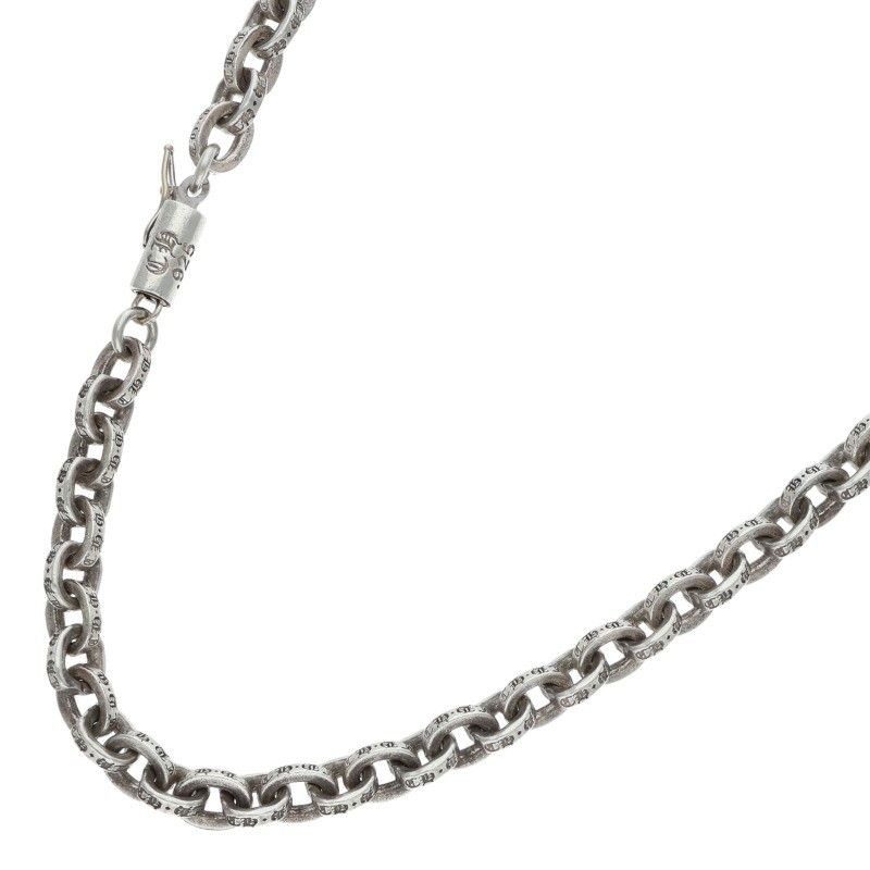 Chrome Hearts Paper Chain 24 Silver Necklace