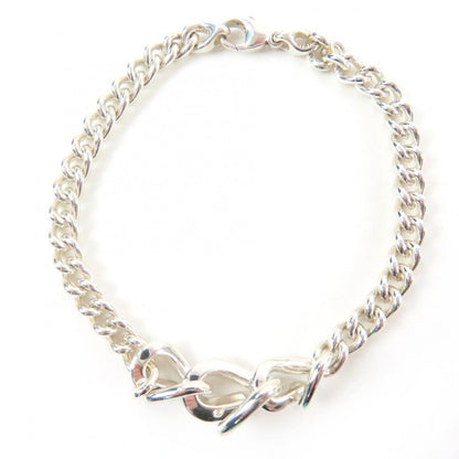 Tiffany & Co Forge Link Bracelet Silver 19 Boxes Weight Handbag